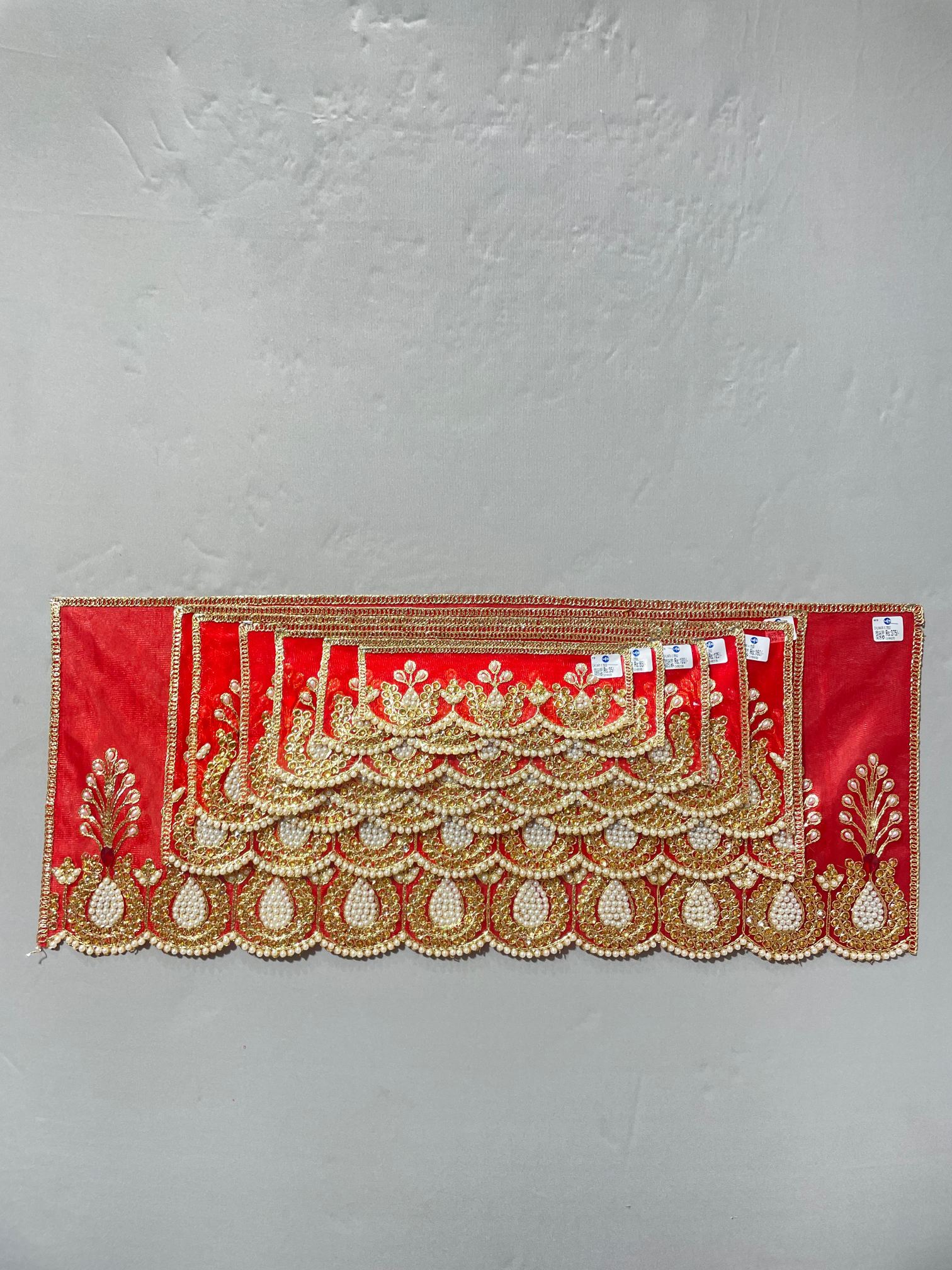 Maheshwari Fancy Store - Red Colour Kundan Chunri